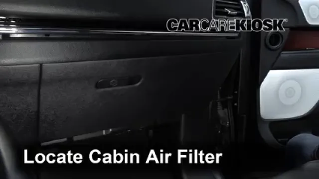2018 Lincoln Navigator Reserve 3.5L V6 Turbo Filtre à air (intérieur) Changement